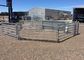 Dayanıklı Metal Hareketli Yuvarlak Kapısı ile Besicilik Stok Hayvan Çiftliği Panelleri