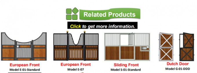 Prefabrik Bütçe Kutuları 12 Ft Özel At Ahır Cepheleri Dış Model Geçici 4