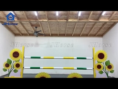 Yapılandırılabilir At At Atlamaları Ekipman Dayanıklı PVC Çelik İnşaat