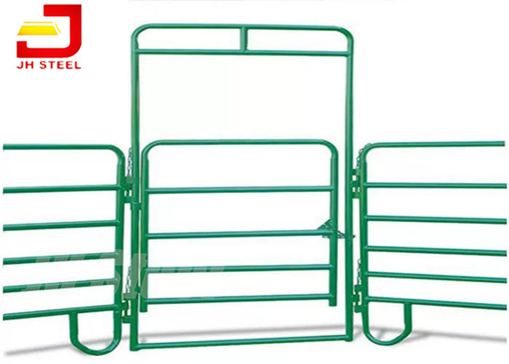Atlar İçin 2.1x1.8m Metal Galvanizli Çelik Hayvancılık Panelleri