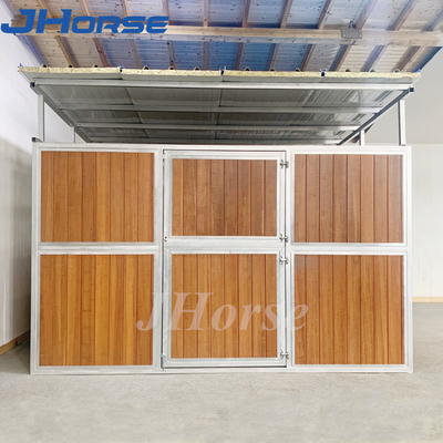 2.2m Prefabrike At Ahırları Cepheleri Yan Panel Bölmeler Bölücüler 10ft 12ft