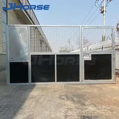 Çelik Çerçeve Hava Karşıtlığı Galvanizli Yüzey veya Tozla Kaplı Avrupa Tarzı At Sabit Paneli