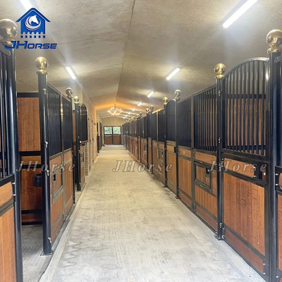 Öntanımlı modüler özel boyutlu atlık ahır ön panel at ahırları boyunduruğu penceresi ile